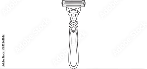 Modern razor with sleek design and safety features for a close shave
