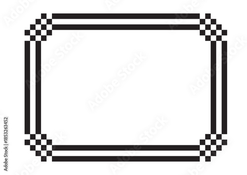 ドット絵の見出し枠