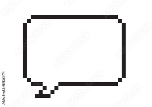 ふきだしのドット絵