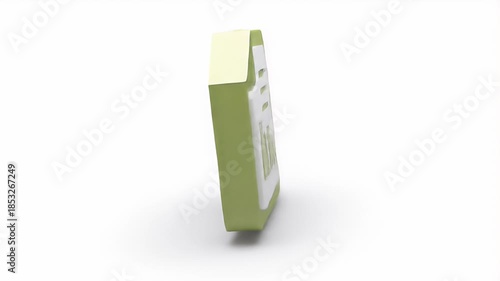 Green icon with a chart and document symbol.