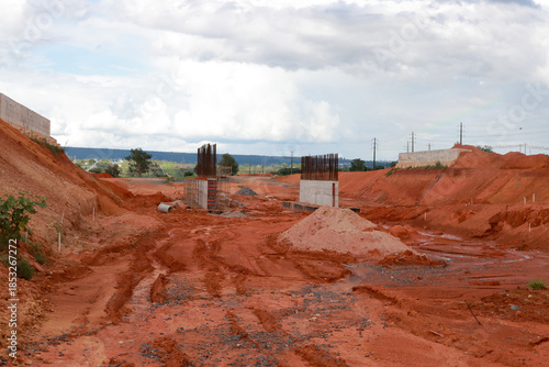 Road Construction of a new overpass and interchange Viaduct in Northwest Brasilia, Brazil