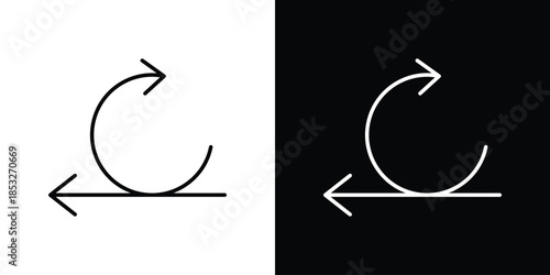 Scrum master icons for UI elements. High-quality vector illustration.