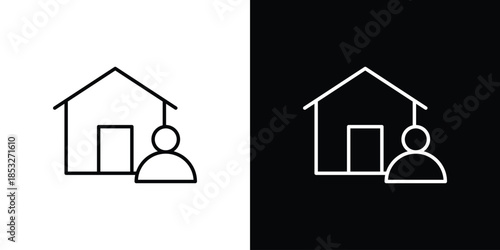Tenant icons for UI elements. High-quality vector illustration.