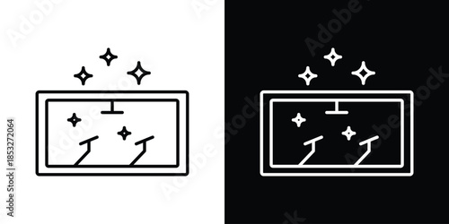 Windscreen icons for UI elements. High-quality vector illustration.