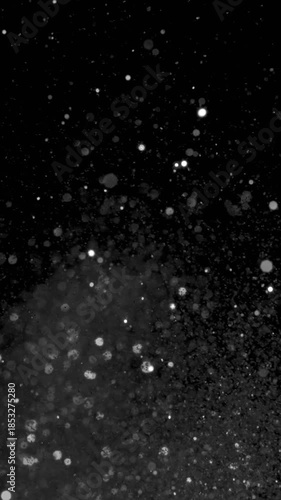 Glitter Particles Explosion and Falling