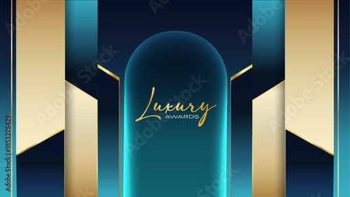 Modern Luxury Award Background. Premium Looking Graphic Template. Royal Look and Feel Banner. Elegant Anniversary Artwork. Elite Event Backdrop. Grand Celebration Invitation Card.