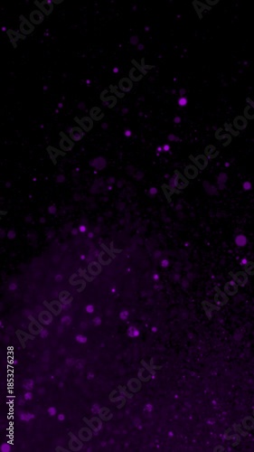 Glitter Particles Explosion and Falling