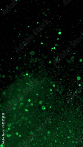 Glitter Particles Explosion and Falling