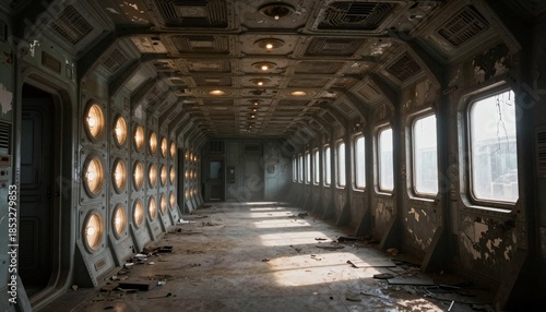 Abandoned Spacecraft Interior Revealed