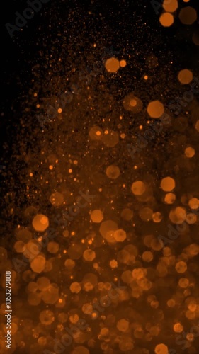 Glitter Particles Explosion and Falling