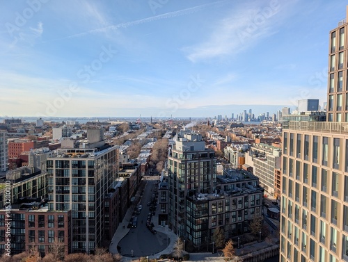 Aerial view of Brooklyn from Gowanus, Brooklyn, New York - December 2025