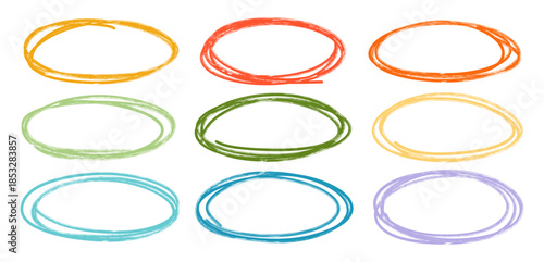 Set of hand drawn colorful rectangles made with marker. Vertical rectangular frames for marking notes and highlighting text. Contour shapes for reminders and annotations. Marker drawn isolated.