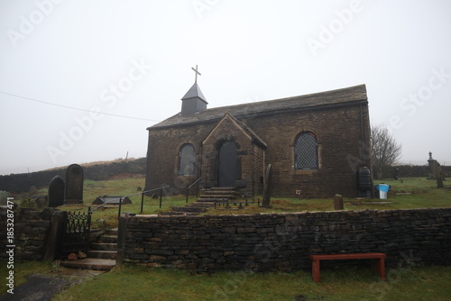old church in the countryside