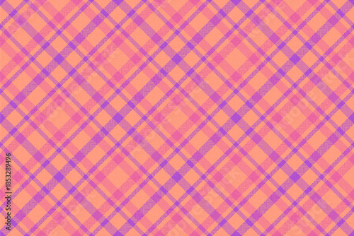Seamless fabric texture in a classic plaid pattern with a vibrant, warm palette. Perfect for backgrounds, textiles, or designs needing a cozy, patterned feel.