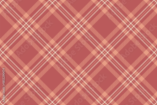 Ireland vector check texture, multicolor fabric seamless textile. Good background plaid tartan pattern in red and orange colors.
