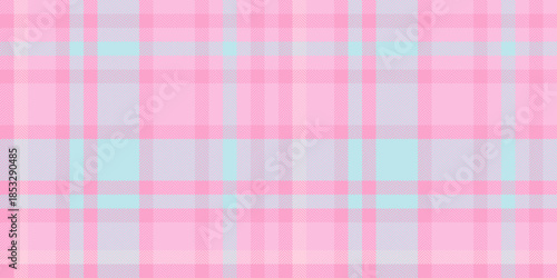 Ethnicity background texture plaid, scrapbooking seamless check pattern. Knit vector fabric tartan textile in light and pink colors.