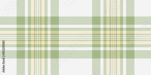 Trim pattern seamless texture, form vector plaid textile. Doodle background fabric check tartan in white and pastel colors.