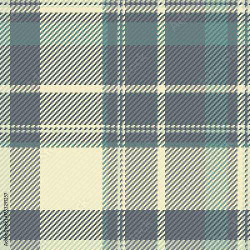 Smooth pattern tartan fabric, purity background seamless texture. Naked vector textile plaid check in pastel and light colors.