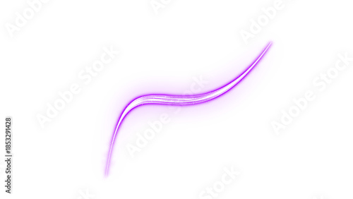 Purple Glowing Neon Light Wave Speed Line Overlay Isolated On Transparent Background PNG