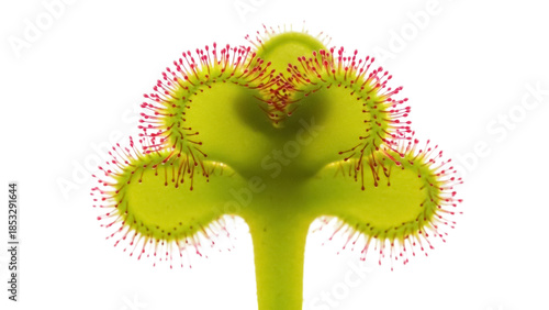 Fotografie Drosera adelae isolated PNG, a carnivorous plant with sticky tentacles on transp
