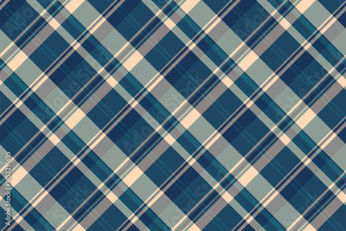 Sparse background tartan vector, new seamless pattern plaid. Victorian texture textile fabric check in cyan and grey colors.