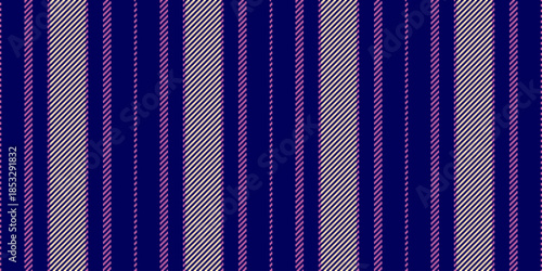 Sofa pattern textile seamless, 2026 background vertical texture. Independence day stripe fabric lines vector in blue and peach puff colors.