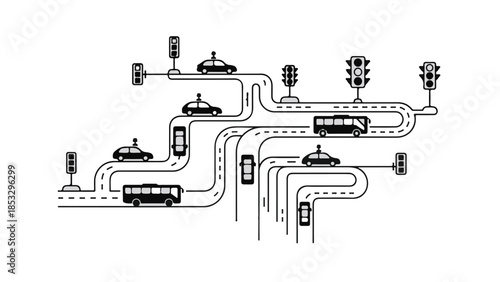 industrial background vector illustration