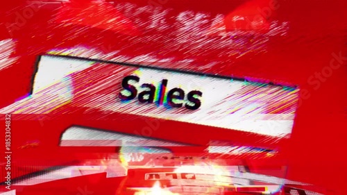 Search for sales glitch effect digital effect and market vibe