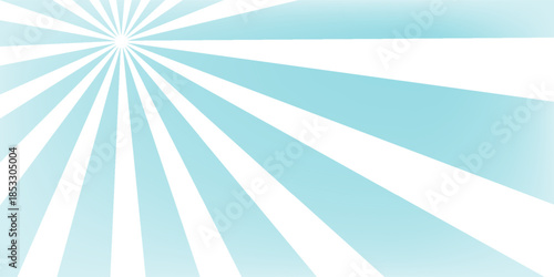 Blue sun rays background,Vector.