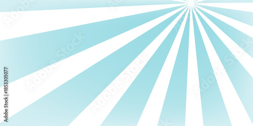 Blue sun rays background,Vector.