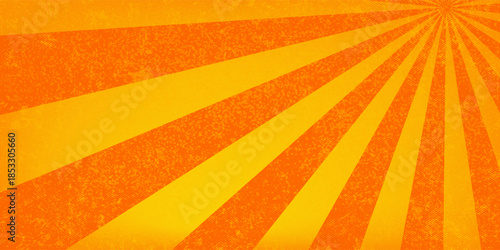 Sun rays, old paper with stains - Vector