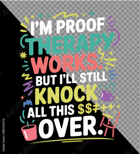 A joyful business-themed happy birthday party design with creative typography and teamwork concepts