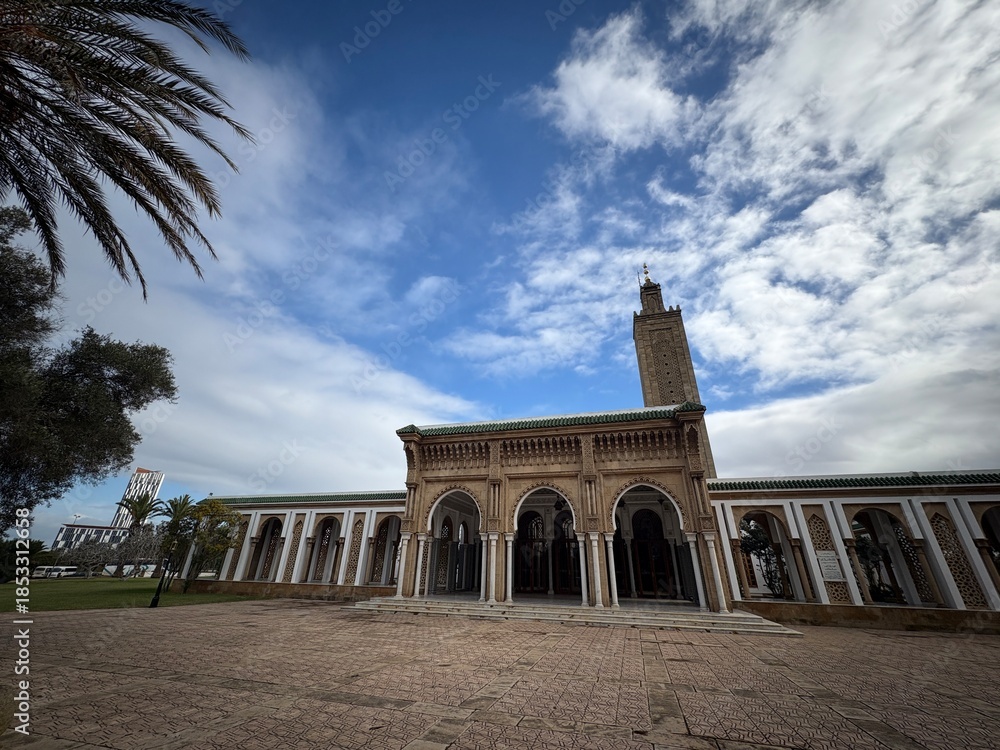 Fototapeta premium Lalla Soukaïna Mosque in Rabat, Morocco – December 22, 2025