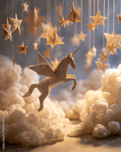 Handmade Paper Horse Leap