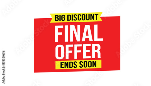 final offer big discount ends soon