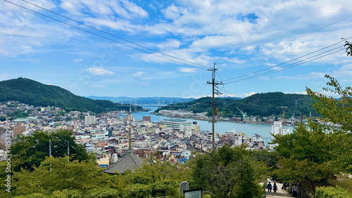 landscape with lake and mountains