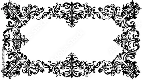border frame design British classical style