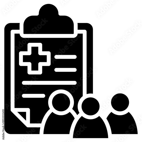 Clinical Trials glyph icon