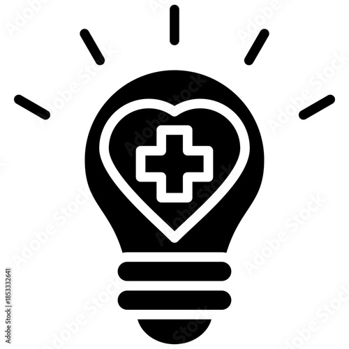 Medical Innovation glyph icon