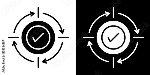 Positive Impact  Icon Set White Style Collection