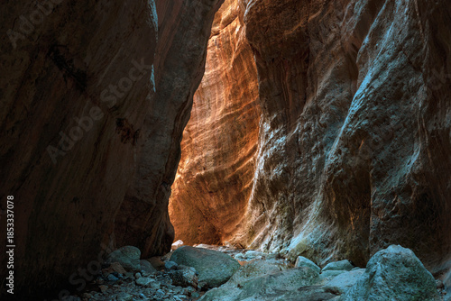 Avakas Gorge Canyon in Cyprus island