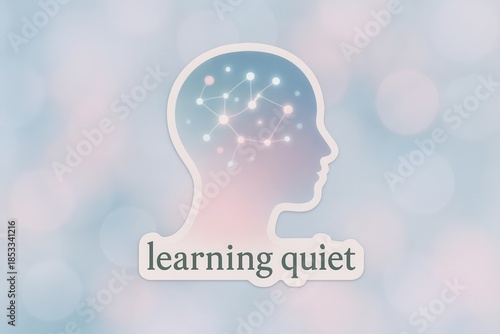 Wallpaper Mural Abstract representation of cognitive processes emphasizing quiet learning and personal reflection demonstrating neural connections and cognitive development Torontodigital.ca