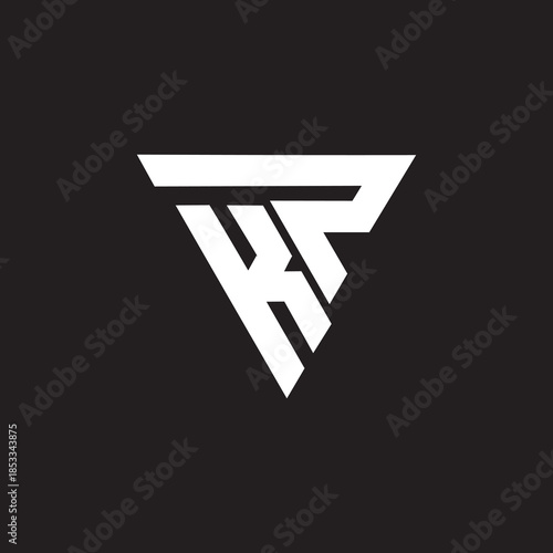 A modern and sharp geometric monogram logo featuring the letters 