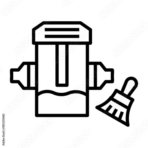 water management Line Icon