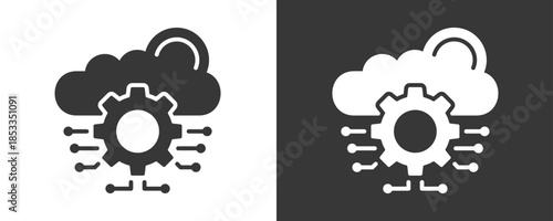 Api Icon Set Vector Collection Isolated In Black And White