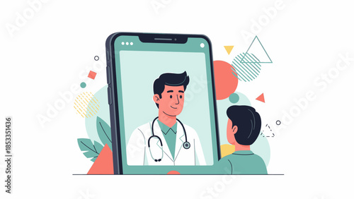 Online medical consultation with doctor via mobile phone