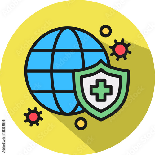 Medical Defense isometric icon