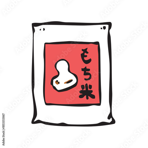 もち米パッケージ_餅米 餅　もち