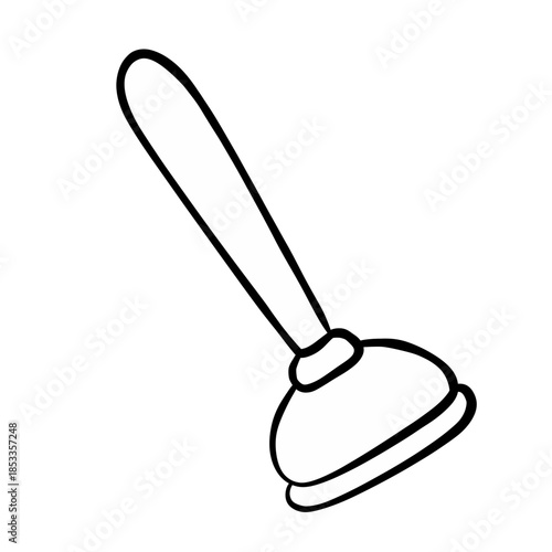 Line art Plunger