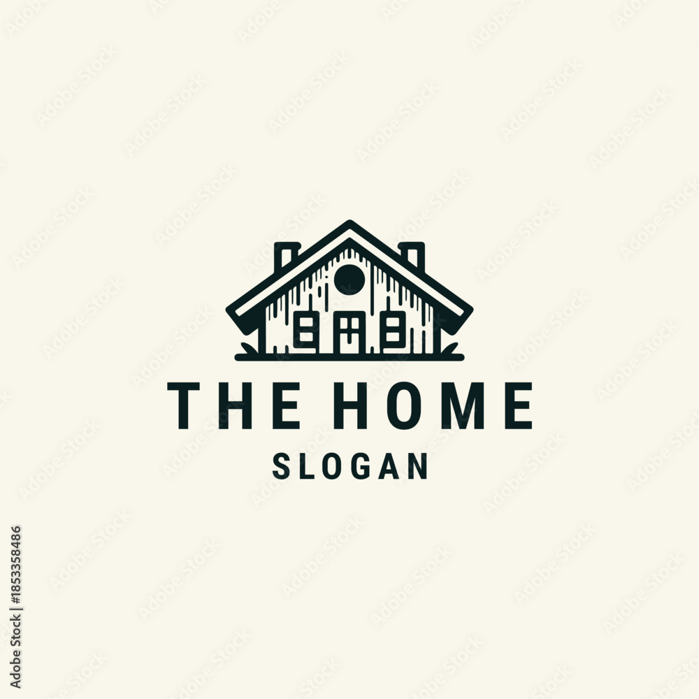 Fototapeta premium Home logo design template vector illustration
